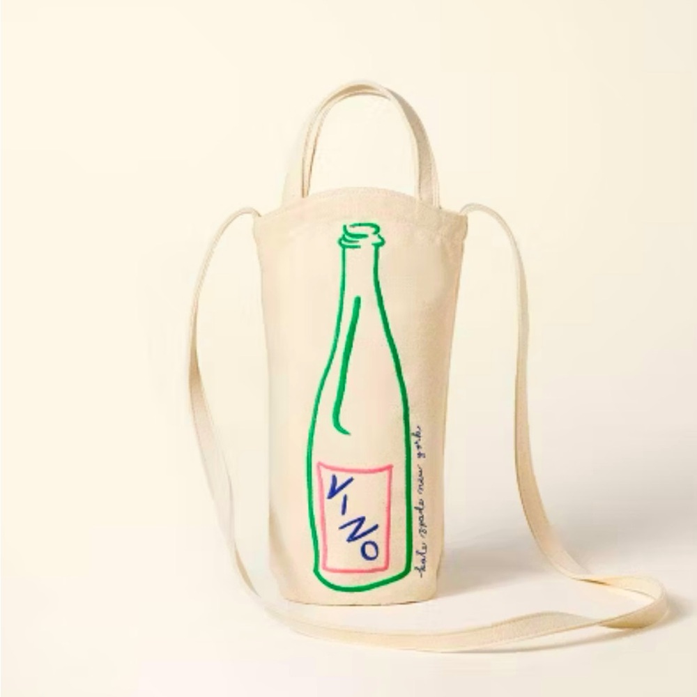 EXCLUSIVE Kate Spade New York x Target Embroidered Wine Tote ♠️ Sold out!
